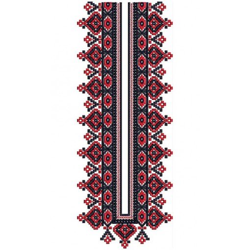 Folk Wear Of Bulgaria Traditional Drees Neck Embroidery Design 21899