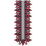 Folk Wear Of Bulgaria Traditional Drees Neck Embroidery Design 21899