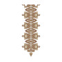 Gold Eyelet Chain Embroidery Design