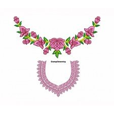 Boat Neck Embroidery Design Boat Neck Embroidery Design