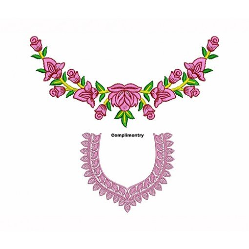 Boat Neck Embroidery Design Boat Neck Embroidery Design