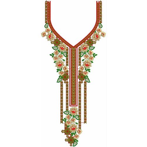 New Neck Embroidery Design 22038