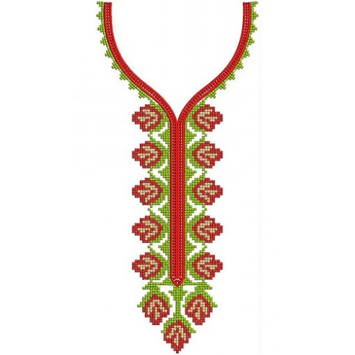 New Neck Embroidery Design 22114