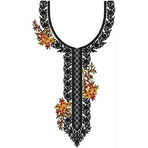 New Neck Embroidery Design 22117