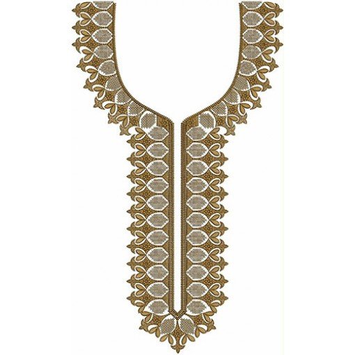 Palestinian Neck Embroidery Design 22126
