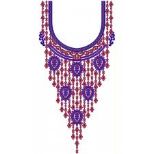 New Neck Embroidery Design 22132