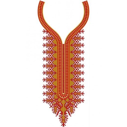 New Neck Embroidery Design 22133