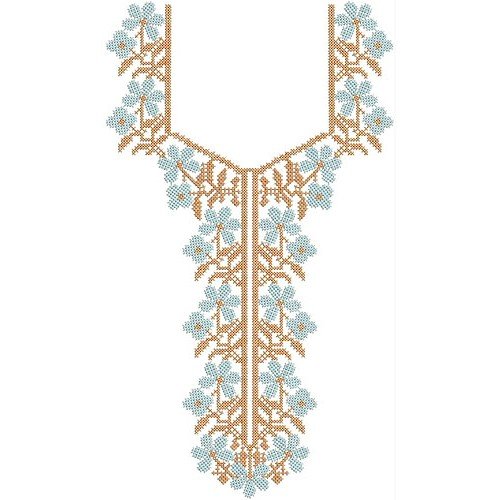 New Neck Embroidery Design 22134