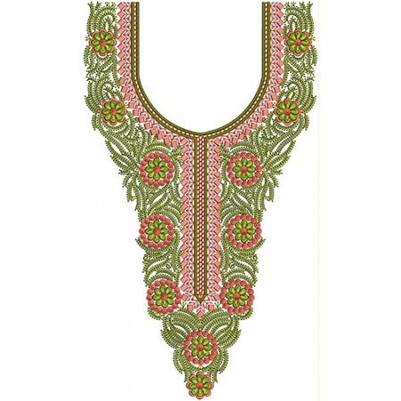 New Neck Embroidery Design 22135