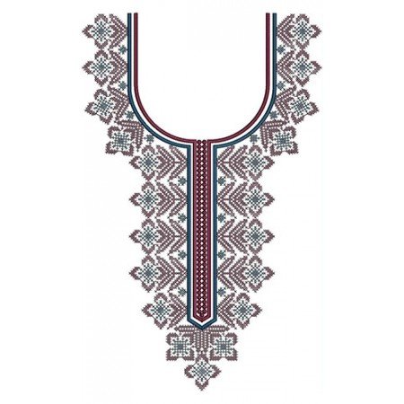 New Neck Embroidery Design 22137