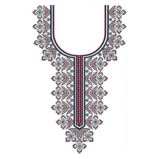 New Neck Embroidery Design 22137