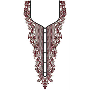 New Neck Embroidery Design 22138