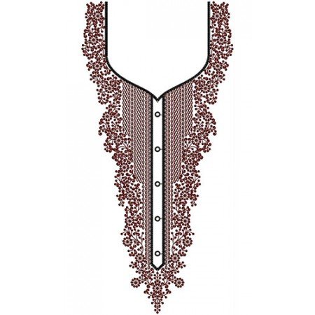 New Neck Embroidery Design 22138