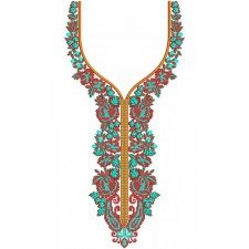 New Neck Embroidery Design 22139