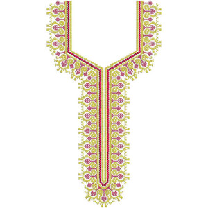 New Neck Embroidery Design 22140