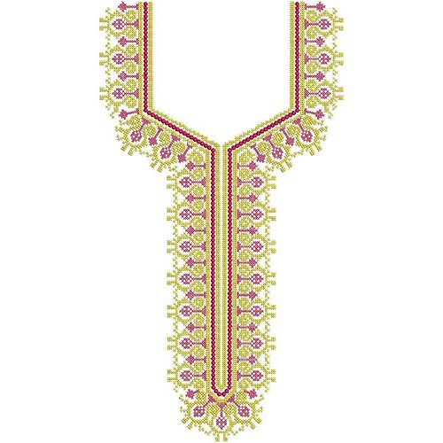 New Neck Embroidery Design 22140