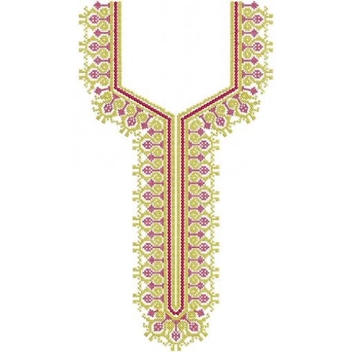 New Neck Embroidery Design 22140