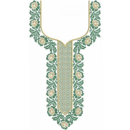New Neck Embroidery Design 22141