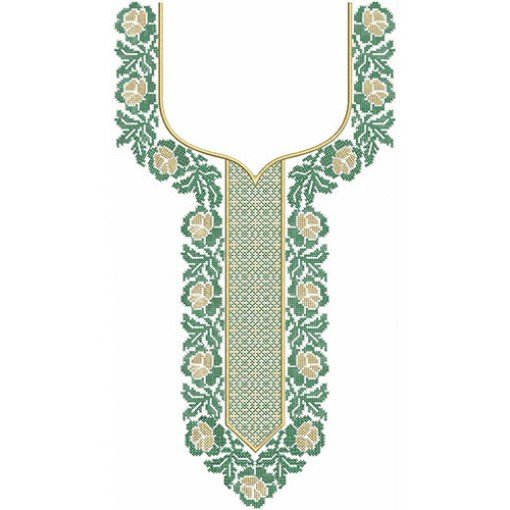 New Neck Embroidery Design 22141