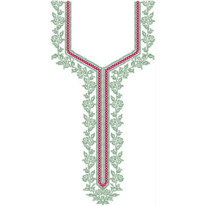 New Neck Embroidery Design 22147