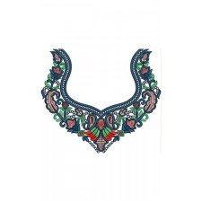 New Neck Embroidery Design 22154