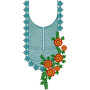 Lady Traditional Maxi Embroidery Design 22235