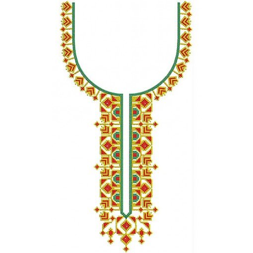Traditional Styles Neck Embroidery Designs 22242