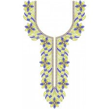 African Neck Embroidery Design 22445