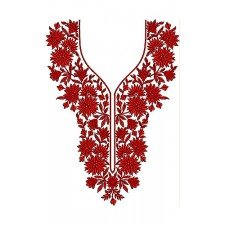Bridal Style Red Black Matching Neck Yoke Gala Design Bridal Style Red Black Matching Neck Yoke Gala Design