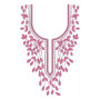 Leaf Neck Embroidery Design 22840