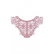 Full Cross Stitch Neck Embroidery Design 22845