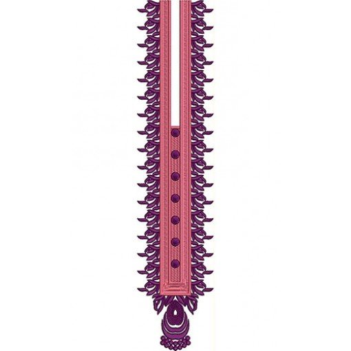 Designer Kurtis Neck Embroidery Design 22846
