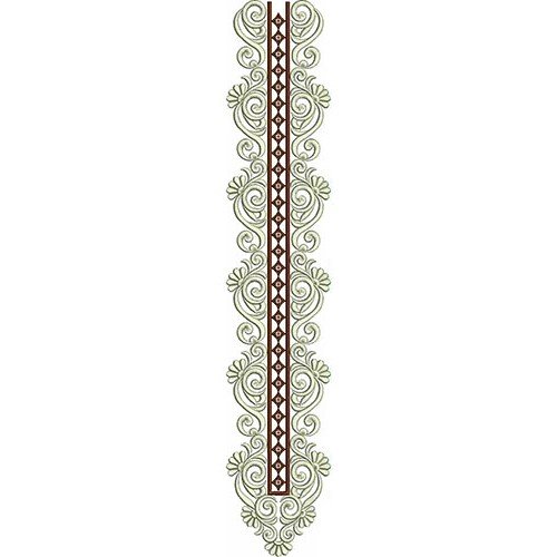 Beautiful and Creative Front Neck Embroidery Design 22847