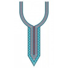 Elegant Neck Embroidery Design 22867