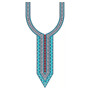 Elegant Neck Embroidery Design 22867