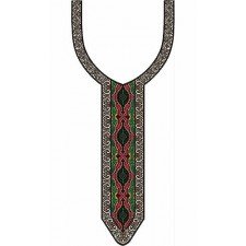 Arabic Women Neck Embroidery Design 22872