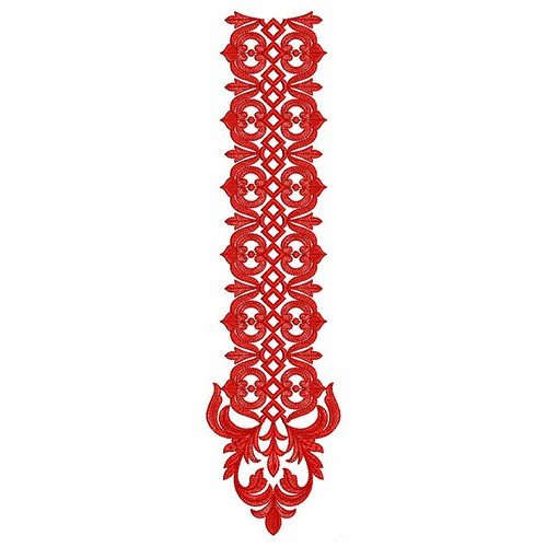 Macedonia Dress Neck Embroidery Design 22877