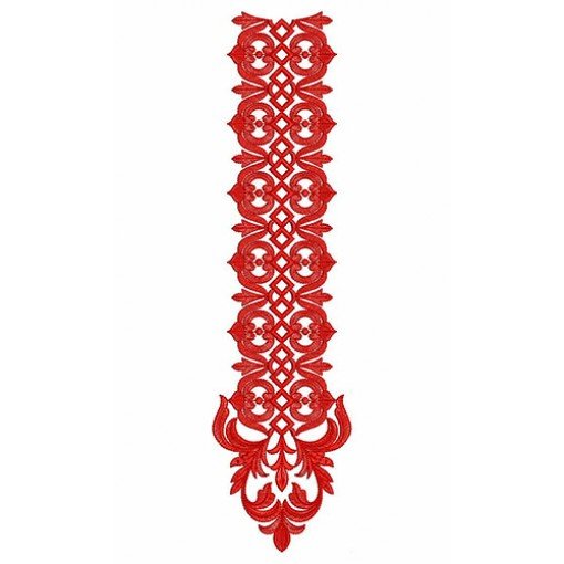 Macedonia Dress Neck Embroidery Design 22877