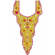 Abaya Neck Machine Embroidery Design Abaya Neck Machine Embroidery Design