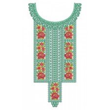 Latest neck Embroidery Design 22948