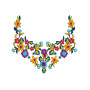 Traditional Folk Neck Embroidery Design