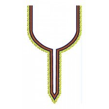 Beautiful Tunic Tango Neck Embroidery Design 23055