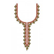 Latest Neck With Leaf Designs 23057