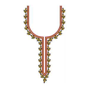 Latest Neck With Leaf Designs 23057