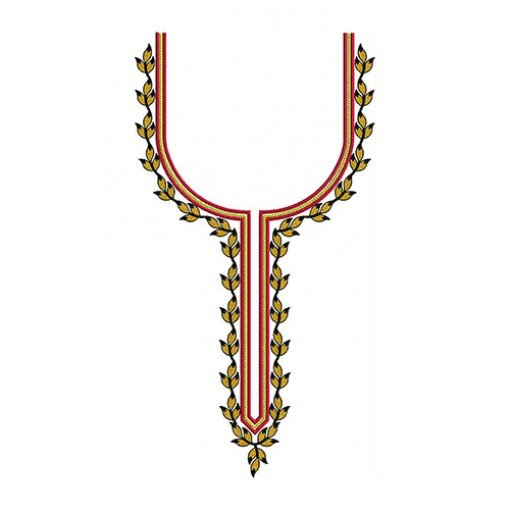 Latest Neck With Leaf Designs 23057