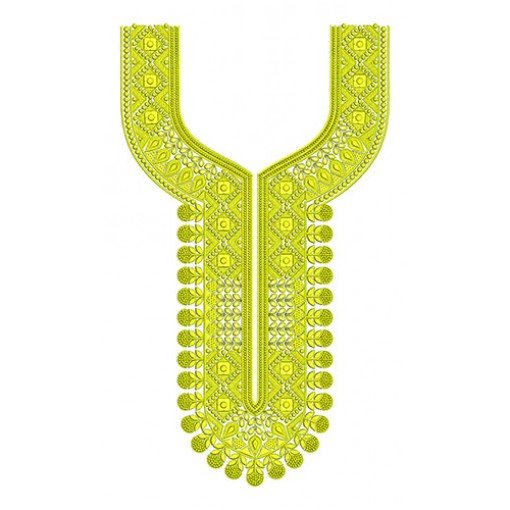 Latest Neck Line Embroidery Design 23132