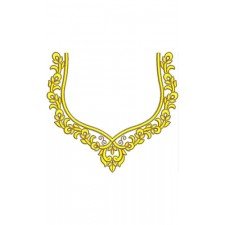 Traditional Neck Embroidery Design 23133
