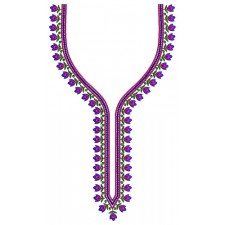 Neck Yoke Gala Embroidery Design 23138