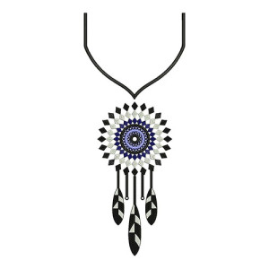 Neck Embroidery Design 23180