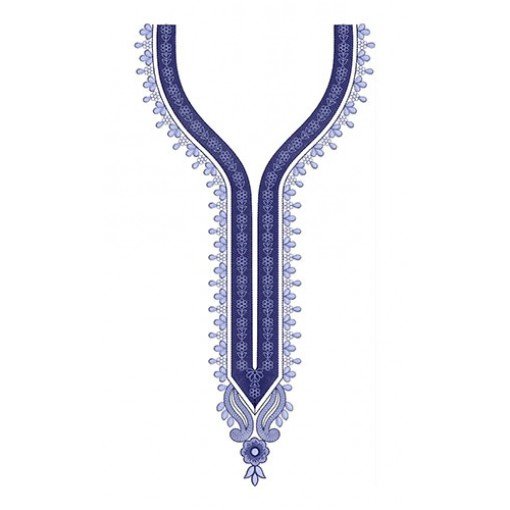 Florida Neck Embroidery Design 23206